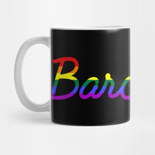 Barcelona LGBT Gay Pride Rainbow Flag Mug